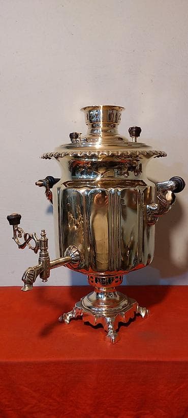 gitara simi: 19-cu esrin sonlari Tula istehsali samovar 5-litrlikdir, materiali; — 6