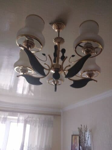 чешская люстра: Çılçıraq, 5 lampa — 2