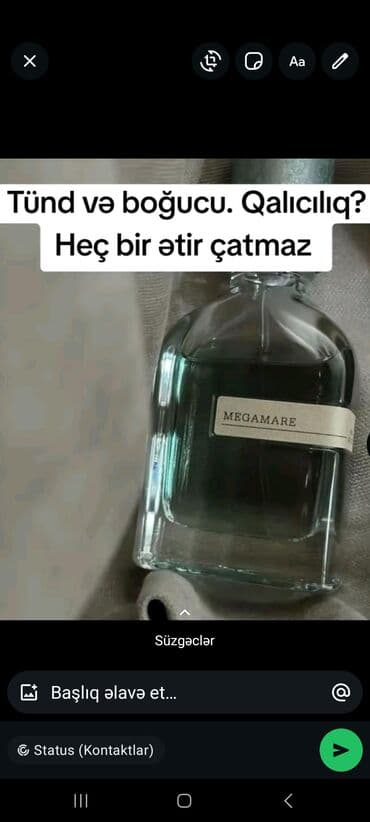 Məhsul: Niş və lüks ətirlər seçimi - Orto Parisi Megamare – dəniz