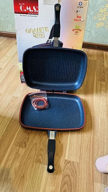 Tava, rəng - Göy, Qranit, 32 sm, Türkiyə