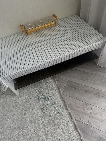 вешалка для брюк и рубашек напольная: Прямой ТВ стенд, С полками — 2