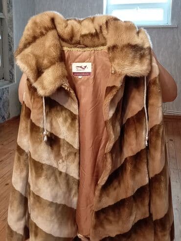 eninə qadın şubaları: Шуба, 2XL, цвет - Коричневый — 1