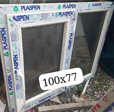 İşlənmiş İkiqat şüşə paketi Plastik pəncərə, Еni: 135 sm, Uzunluğu: 176 sm, Ödənişli quraşdırma — 6