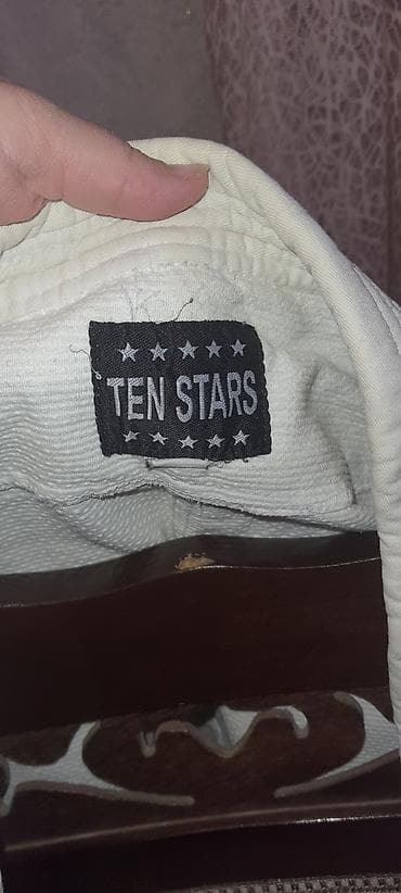 ağ baş: Taekvondo/Cüdo üçün 2 ədəd ağ idman geyimi dəsti - Brend: Ten Stars — 4