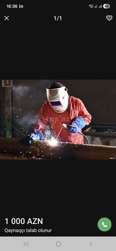 lacinda is elanlari: Qaynaqci komekcisi isi axtariram — 1