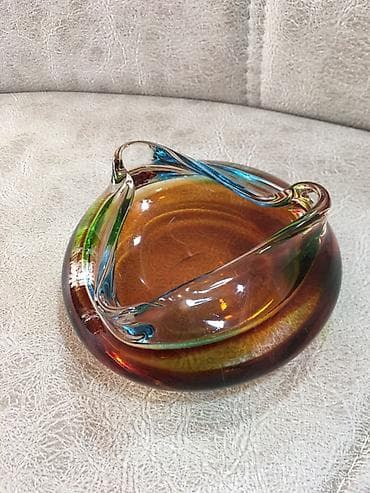 Часы для дома: Rəngli şüşə külqabı, vintaj - Material: qalın, yüksək keyfiyyətli — 2