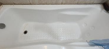 su samuru: Akril vanna - Material: parlaq ağ akril - Forma: rahatlaşdırılmış — 1