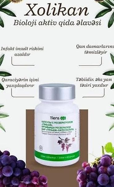 “ Xolikan ” Resveratrollu Kapsullar -Qırmızı üzüm çəyirdəklərinin — 3