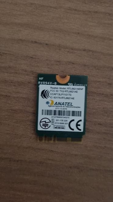 islenmis komputerler: Realtek RTL8821AE mPCIe Wi‑Fi/Bluetooth modulu - Model: Realtek — 2