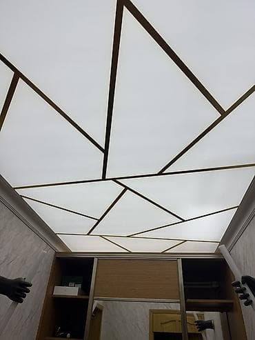 Натяжные потолки: LED işıqlı naplak/gergi tavan və duş kabinlərinin hazırlanması və — 4