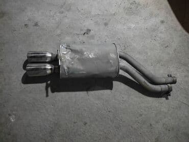 ucuz motorlar: İki çıxışlı səsboğucu (egzoz ucu ilə) - Material: metal korpus — 3