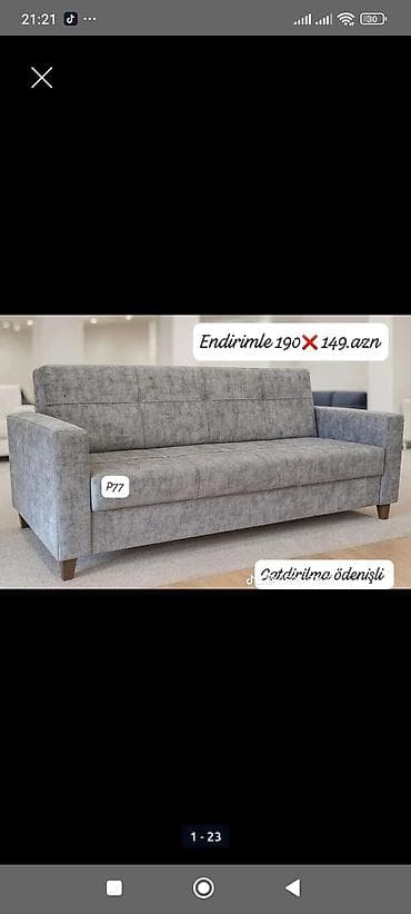 kohnə divanlar: Di̇van-kravat, Yeni, Açılan, Bazalı, Parça, Ödənişli çatdırılma — 1