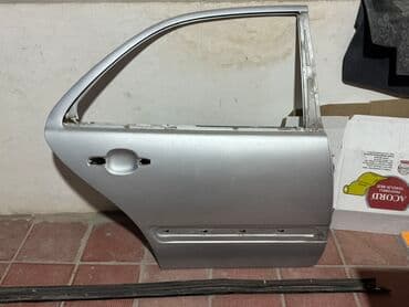 prius ön şüşə: Sağ arxa, Mercedes-Benz W210, 1996 il, Almaniya, Ünvandan götürmə — 1