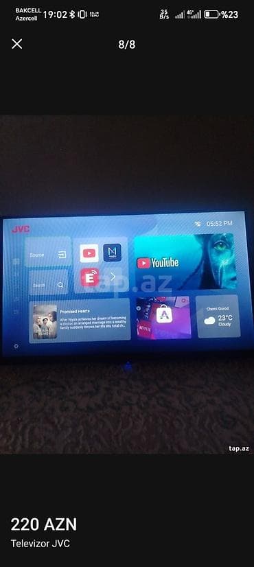 tv krosno: JVC Smart TV Xüsusiyyətlər: - Smart TV platforması: YouTube, Netflix — 1