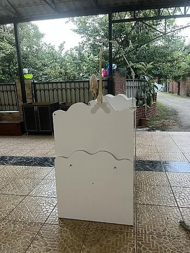 yataq manej: Uşaq beşiyi – çoxfunksiyalı model - Rəng: ağ və açıq bənövşəyi — 4