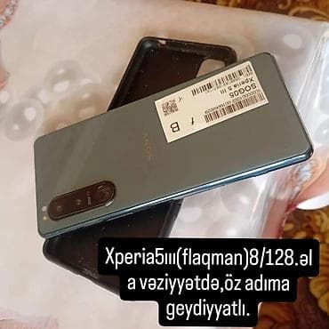 x box x: Sony Xperia 5 III, 128 GB, rəng - Yaşıl, Barmaq izi — 9
