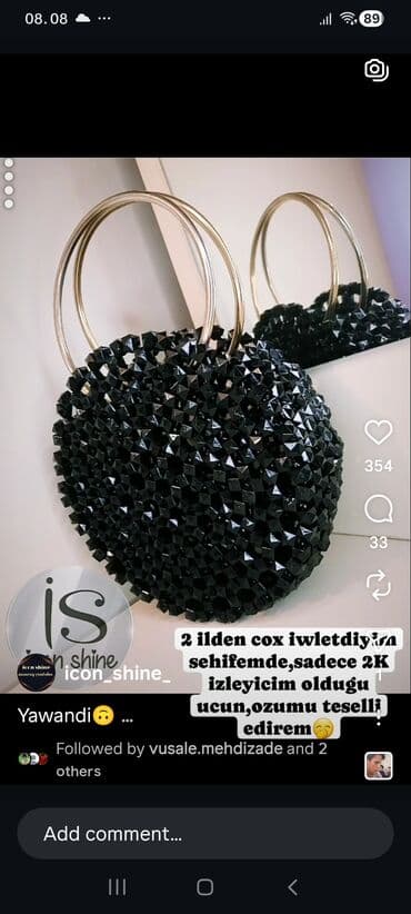 ciyin cantası: Əl çantası, Yeni — 4