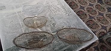 Sekldeki hamsi 30 manat - 6 ədəd dekorativ şüşə qab - Formalar: 2