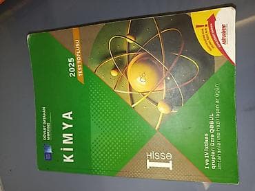 Məhsul: “Kimya – Test Toplusu 2025”, I hissə Nəşriyyat: Abituriyent