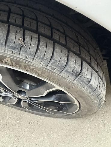 disk lada: R17 disk teker 215/45r17 Tekerleri yeni Disklerde yeri cat yoxdu — 4