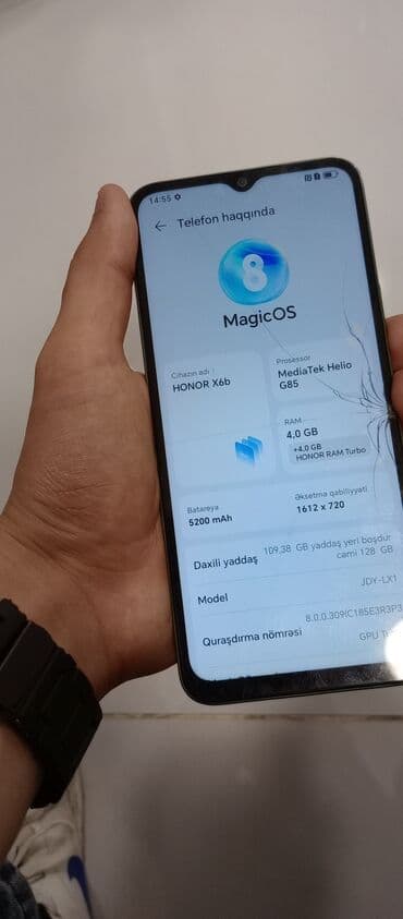 honor x9b plata: Honor X6b, 128 GB, rəng - Yaşıl, İki sim kartlı — 2