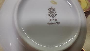 Mətbəx aksesuarları: Çay dəsti, Farfor, 12 nəfərlik, Almaniya — 2