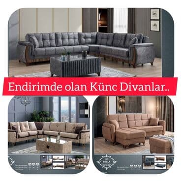 açılıb bağlanan çarpayı: Künc divan, Yeni, Açılan, Bazalı, Parça, Pulsuz çatdırılma — 1