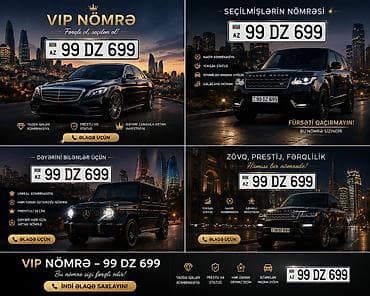 kia forte diffuser: VIP avtomobil nömrəsi: AZ 99 DZ 699 Xüsusiyyətlər: - Yadda qalan — 2