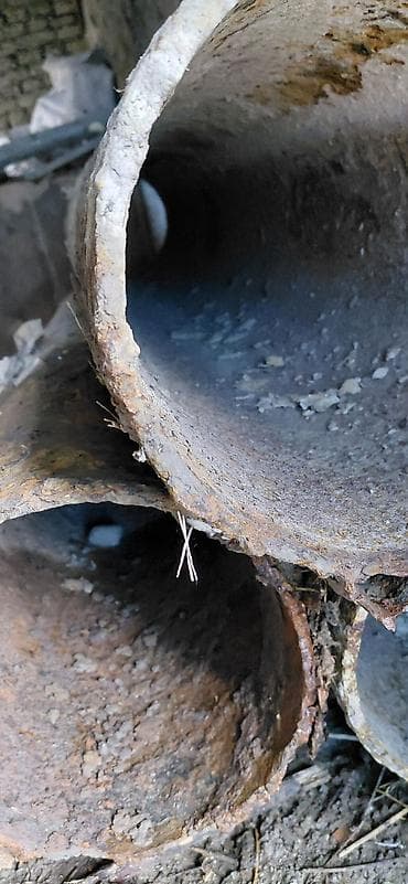 quru meyvələr satışı: Məhsul: Metal borular iri 200 diametrli Uzunluq: təxminən 1.50 m — 2