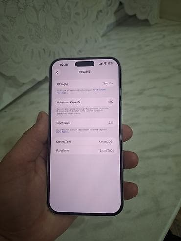 TV və video: IPhone 16 Pro Max, 256 GB, Gümüşü, Face ID — 2