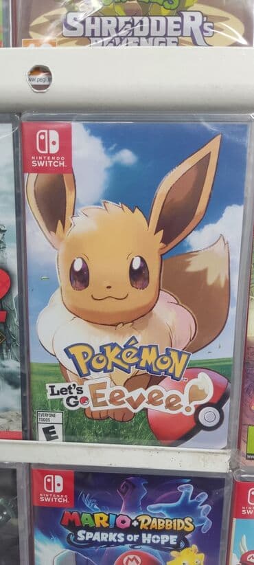 диск: Nintendo switch üçün pokemon lets go eevee oyun diski. Tam original — 1