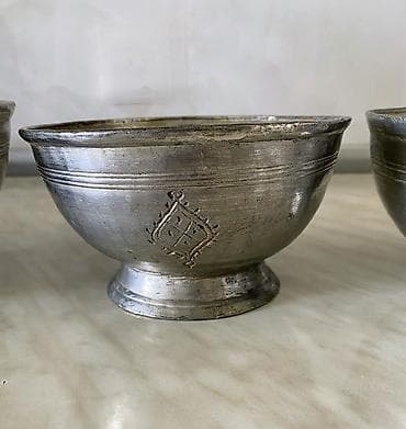 mis borular: Kasalar, rəng - Gümüşü, Metal, SSRİ — 2