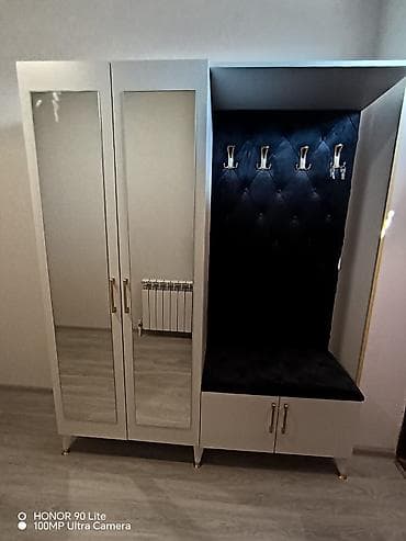 dolab ucuz: Yeni, 2 qapılı, Güzgülü, Ağ, Açılan, Düz dolab — 2