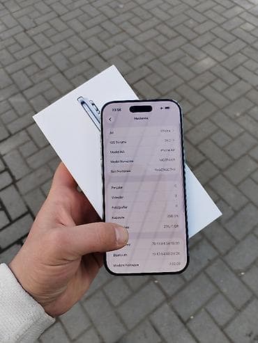 ayfon telefonlari: IPhone Air, 256 GB, White Titanium, Zəmanət, Simsiz şarj, Face ID — 5