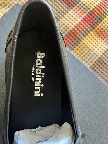 qara kabloklar: Baldinini kişi loaferləri. ORİGİNAL!!! Model: U2B782CHRI0000 — 7