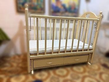 matras islenmis: Oğlan və qız üçün, İşlənmiş, Dördbucaq, Beşik, Dəstsiz, Matras ilə, Yellənmə mexanizmsiz — 2
