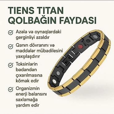 Tiens Titan-Maqnit Enerji Qolbağı Məhsul təsviri: - Titan