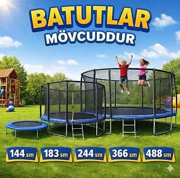 Batutlar – müxtəlif ölçülərdə! - Dairəvi batut modelləri - Ölçülər