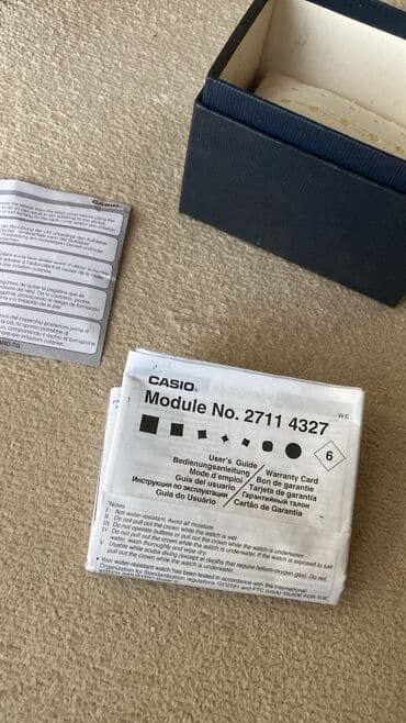 pandora qutusu: İşlənmiş, Qol saatı, Casio — 6