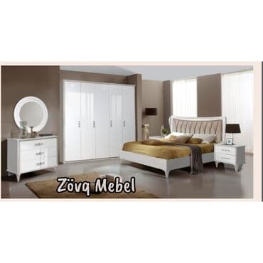 спальный гарнитур каракол: 2 təknəfərlik çarpayı, Dolab, Termo, 2 tumba, Belarusiya, Yeni — 9