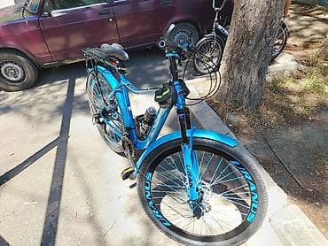 zigzag velosiped: Şəhər və yüngül off-road üçün tam avadanlıqlı URANUS markalı mavi — 1