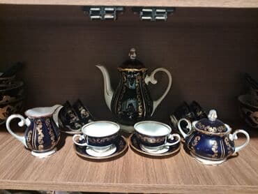 kahla made in gdr: Qəhvə dəsti, Farfor — 7