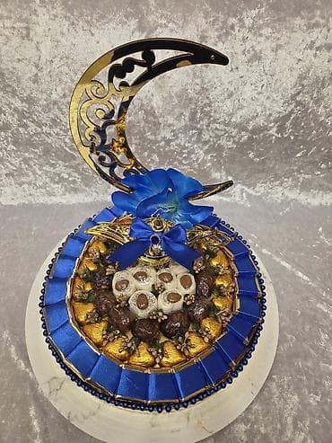 tulpan gul: Hədiyyə səbəti, rəng - Qızılı — 3