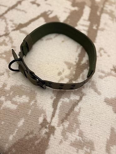 it üçün xalta: Möhkəm naylon it boyunluğu - Rəng: xaki/oli̇v yaşıl - Material — 2