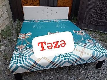 taxt pakrivali: Təzə çarpayılar. 1 nəfərlik çarpayılar 60 manat.2 nəfərlik taxt 110 — 1