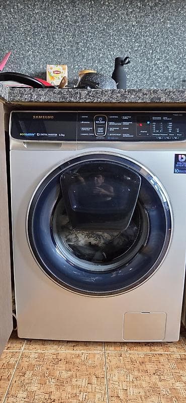 Техника и электроника: Samsung paltaryuyan maşın – 6.5 kq, ön yükləmə - EcoBubble — 2