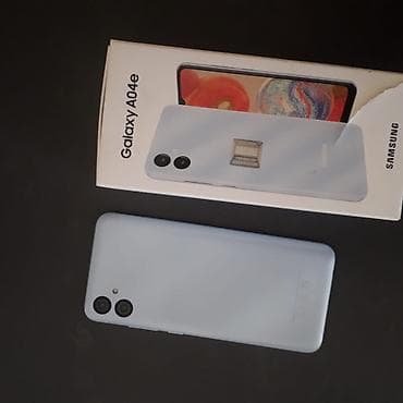 iphone 12 bakı: Samsung Galaxy A04e, 64 GB, rəng - Mavi, Barmaq izi — 4