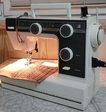 ev əşyaları işlənmiş: Tikiş maşını Janome, Mexaniki — 2