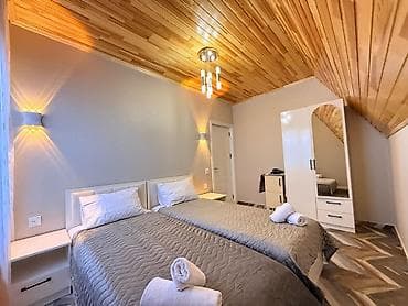 nabran villa kiraye: Qəbələ dağ mənzərəli A-frame villası – xüsusi həyətyanı sahə və şəxsi — 4