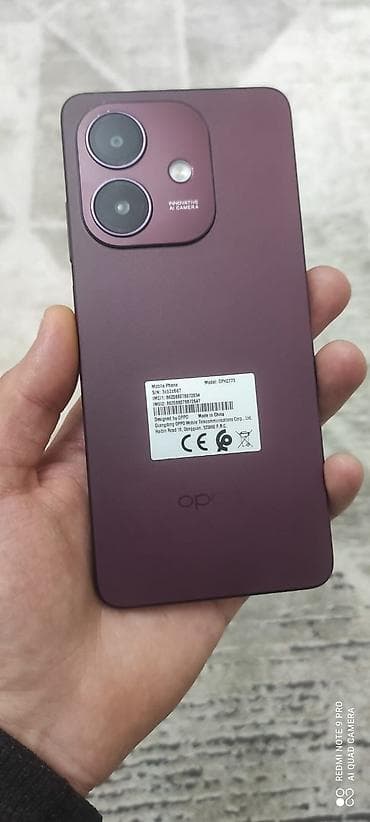 Oppo A5, 128 GB, rəng - Bənövşəyi, İki sim kartlı lalafo.az -da Oppo A5, 128 GB, rəng - Bənövşəyi, İki sim kartlı
